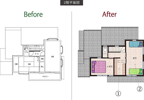 2階平面図