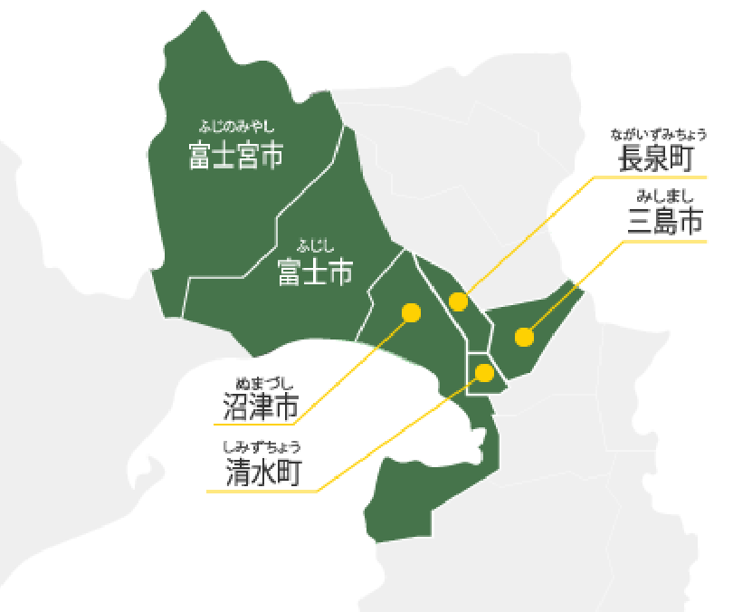 対応エリアマップ