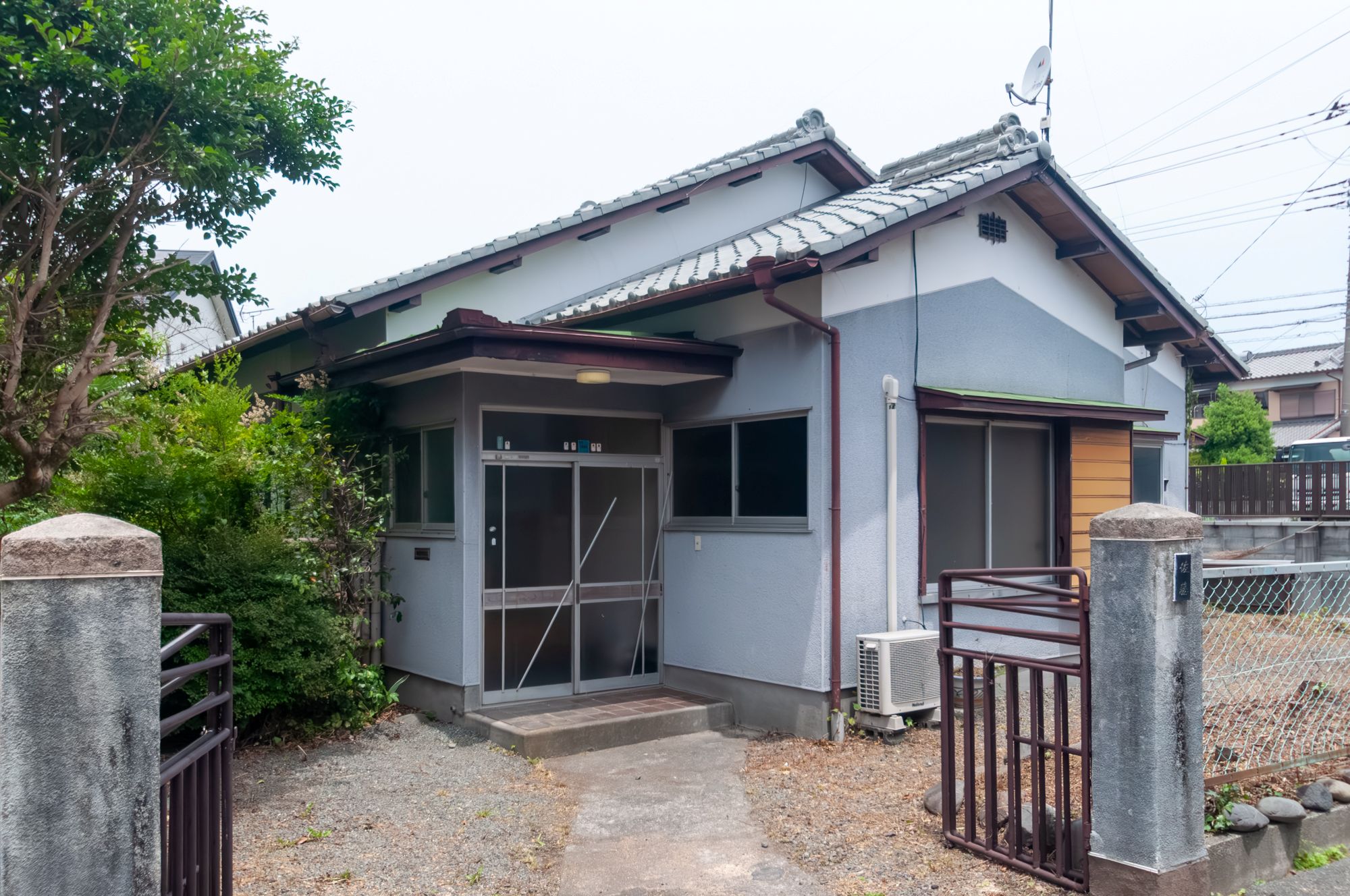 富士宮市豊町にある築54年の平屋古民家の現況外観