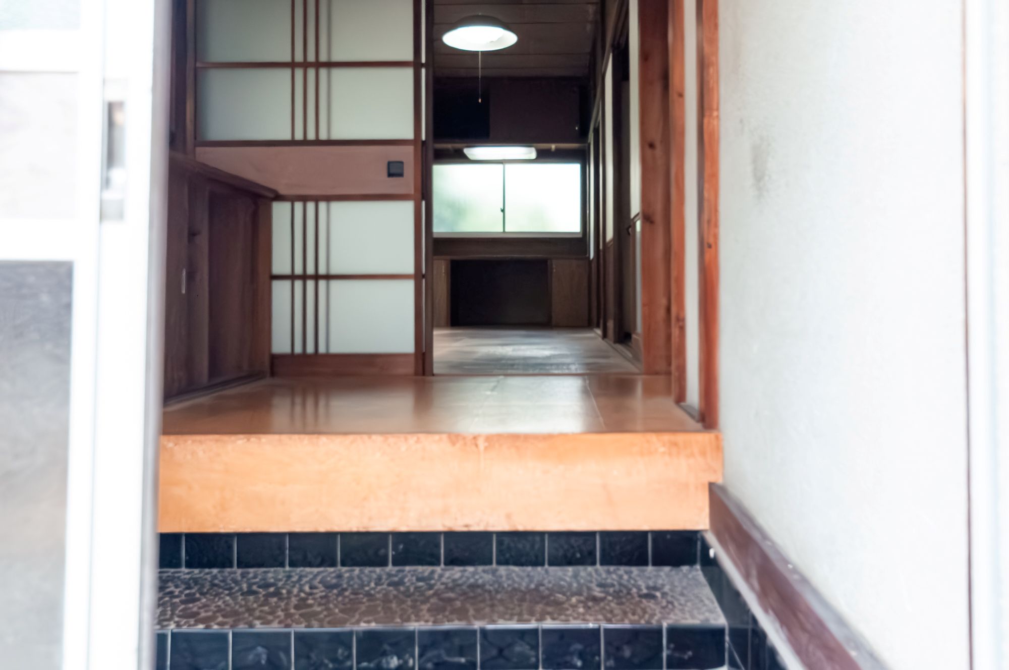 築54年平屋の玄関と室内の段差